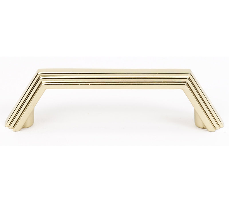 Nicole 3" Centre to Centre Bar Pull, Polished Brass