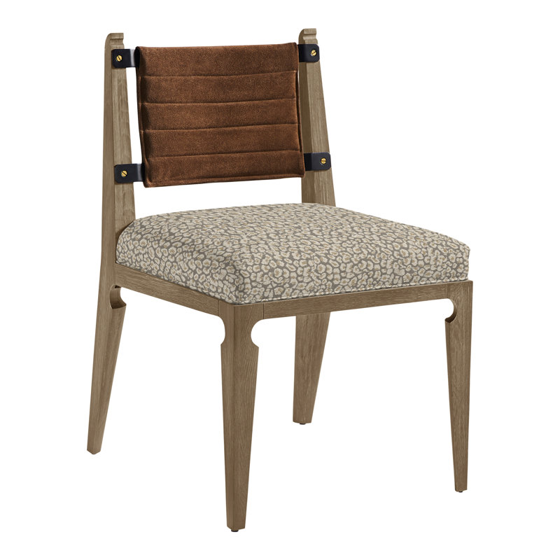 Thom Filicia Home Gifford Side Chair, Hampton, Tarbee Pebble