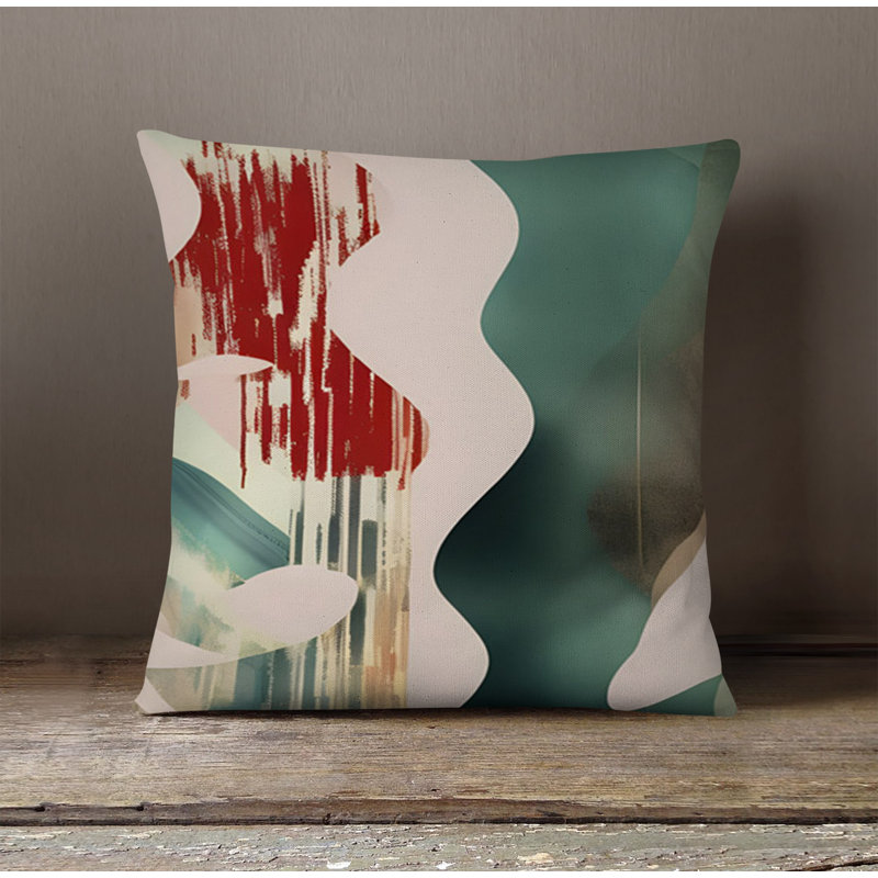 Throw Pillow, 16"H x 16"W, Pillow Cover Only - No Insert