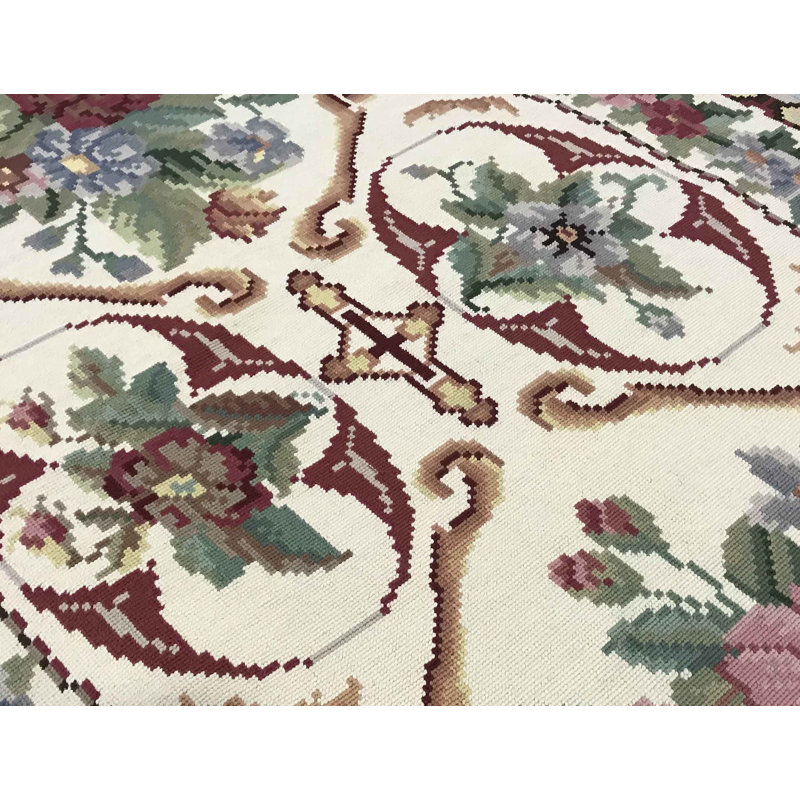 Hand-Knotted High-Quality Pink Runner