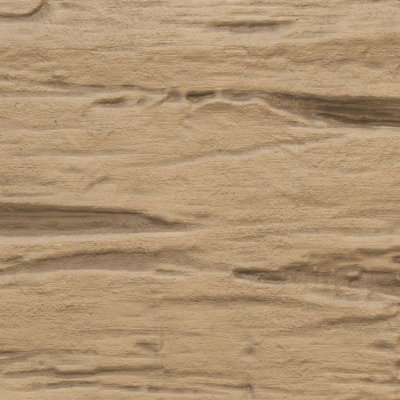Planche de poutre en faux bois endurée à la main, H 10 po x l 120 po x P 1 po, Gruau