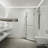 Piedmont 36" W x 36" D x 73" H Hinged Frameless Shower Enclosure with 3/8  Clear Glass-99200864
