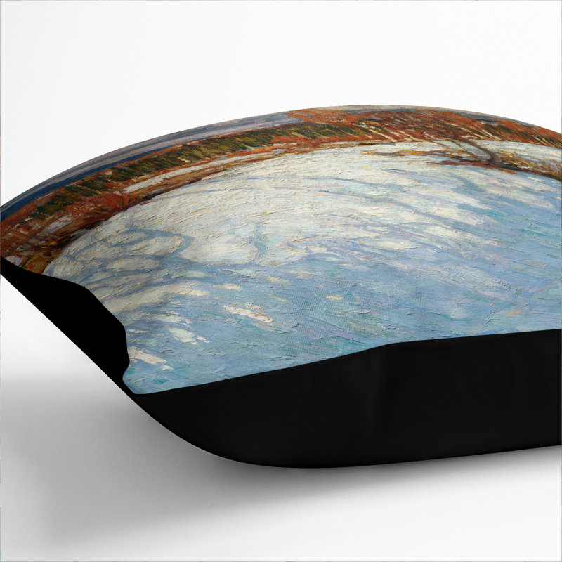 Square Cushion, 40cm H x 40cm W x 15cm D, Dark Blue