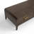 Adden Mid-century Modern 2-drawer Coffee Table With Figured Burl Veneer Fronts, Wood Frame & Brass-tone Pulls-123524954