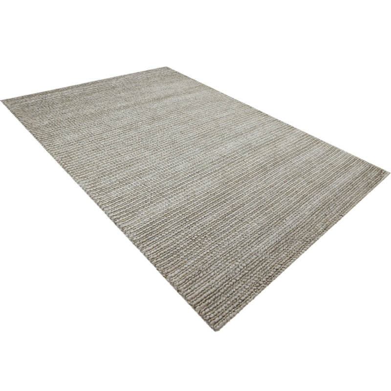 Abdel Hand Woven Jute Eco-Friendly Solid Area Rugs - Rectangle, Beige Color, Plain Solid Design, Low Pile, Natural Fiber, Outdoor Indoor Handmade Area Rugs for Living Room, Bed Room