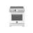 Bertazzoni 30" 4.7 Cubic Feet Free Standing Range-117433475-93784643