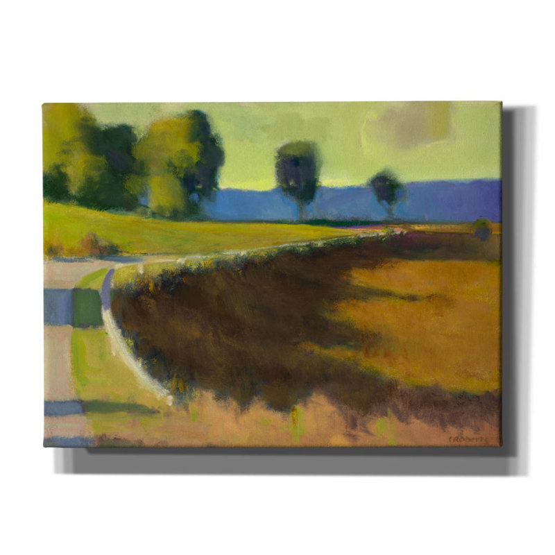 " Late Afternoonthe Pyrenees " by Ian Roberts, 16" W x 12" H