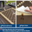 Tapis de paille en plastique imperméable Grid pour porche, terrasse, véhicule récréatif, balcon, cour arrière-912845548-912845549