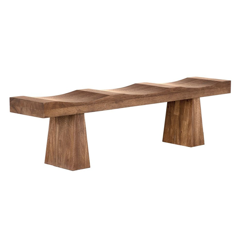 Shibumi Solid Wood Bench