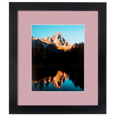Wood Picture Frame with Mat