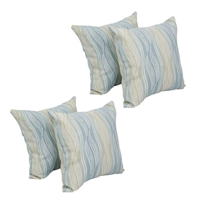 Striped Reversible Throw Pillow