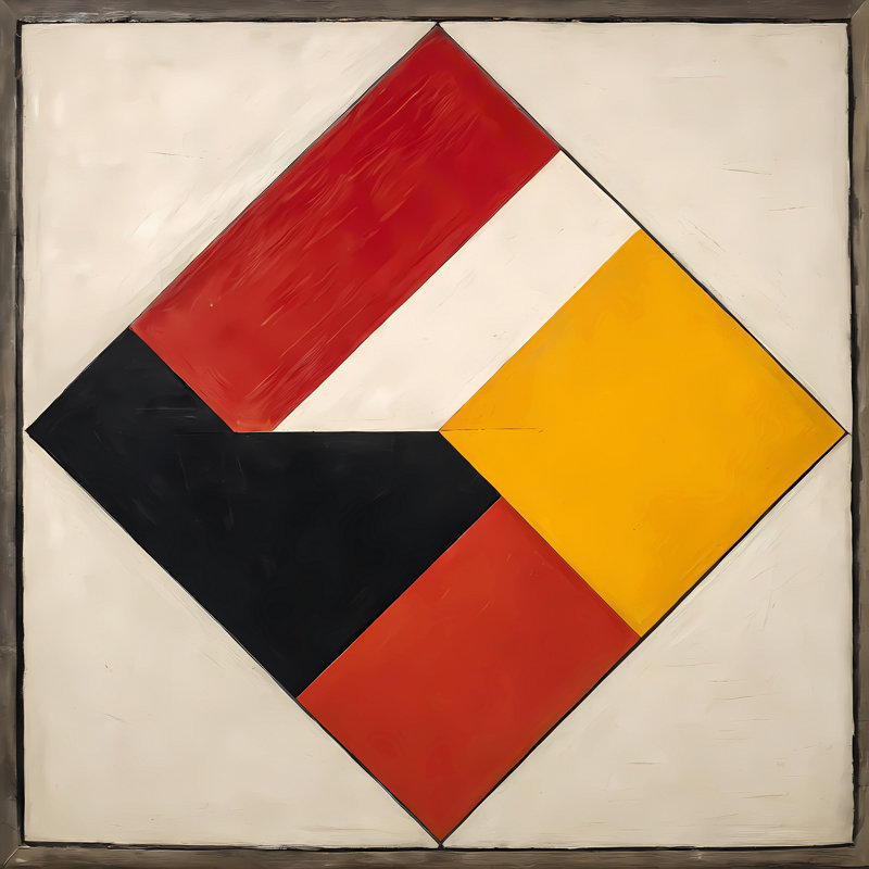 Geometric Rhythm, 24" H x 24" W