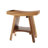 EcoDecors - Serenity, 18 Inch Wide - Teak Shower Bench - Bathroom Stool Seat - in Earthy Teak