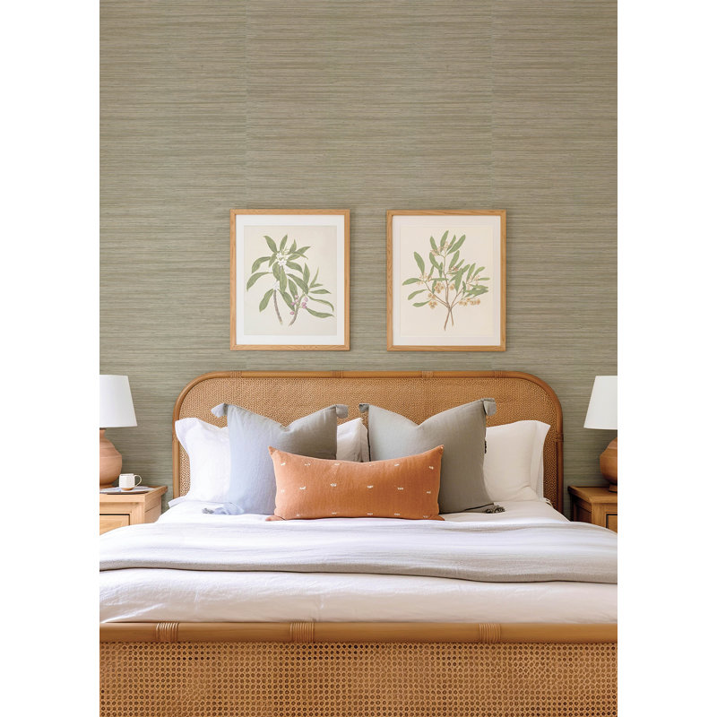 Reynier Neutral Hemp Wallpaper, Gray