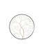 Black & Gold Tree Wall Decoration for Living Room, Metal Roung Wall Decor-2139581248