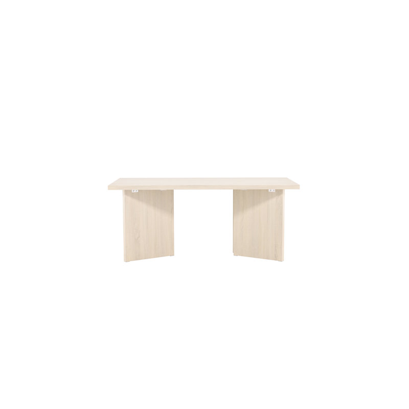 Petar Dining Table, 75cm H x 180cm L x  90cm W, Whitewash