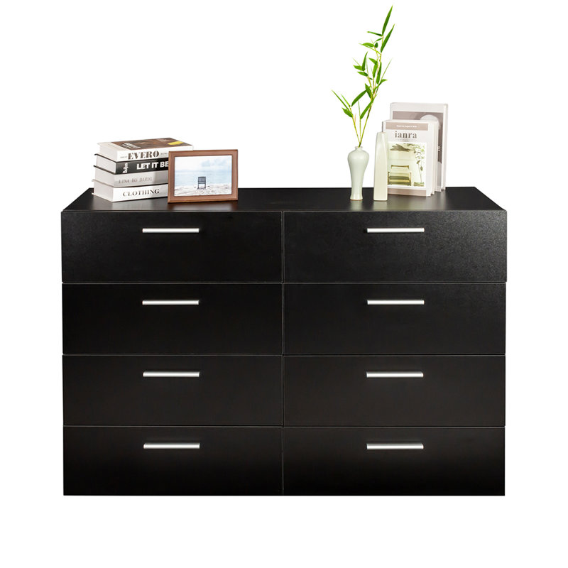 Commode double 8 tiroirs pour chambre à coucher