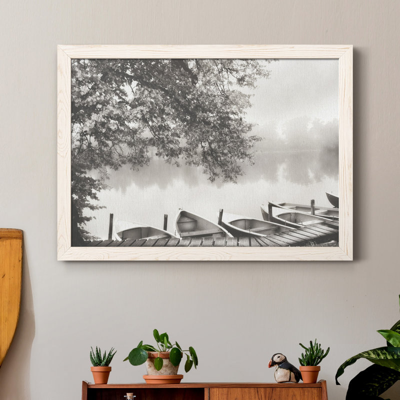 Morning - reproduction de photo sur papier encadrée, H 31,5 po x l 23,5 po x P 1,5 po, Blanc