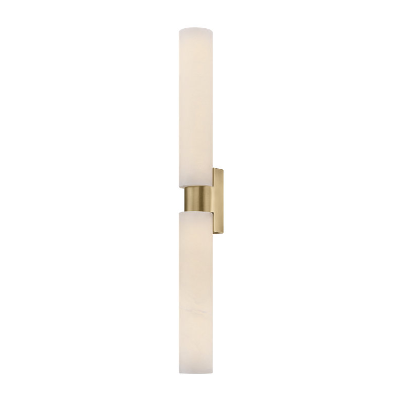 Tycho LED Wallchiere, 26.5" H x 2.75" W x 3.25" D, 2 Lights, 1000 lm