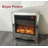Branasia 23.2'' W White Electric Fireplace