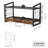 Hanging Pot Rack, Pot Rack Wall Mounted, 2-Tier Kitchen Pot and Lid Organizer