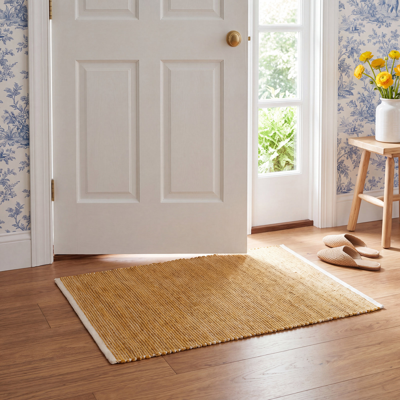 Inge Handmade Jute / Sisal Natural Rug, Rectangle 2' x 3'