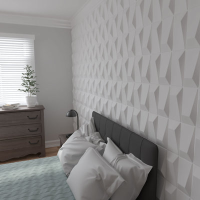 Locke EnduraWall Decorative 3D Wall Panel -  Ekena Millwork, WP12X12LOWH-CASE-10