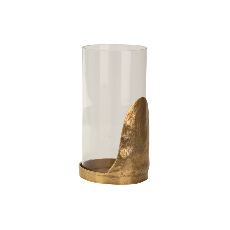 Tabletop Candlestick, 31cm H x 17cm W x 17cm D, Gold