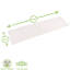Nicola Spring - Cotton Fabric Table Runner - 48cm x 183cm-75682625