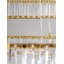 3 - Light Gold LED Crystal Pendant