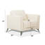 Chaise en cuir italien avec siège en sangle (assemblé)-1612887103