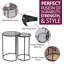 Blanton Glass Top Frame Nesting Tables-1808334805