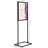 Metal Double Sided 1-Tier Poster Holder
