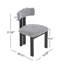 Chaises de salle à manger rembourrées sans accoudoirs avec pieds, ensemble de 2-1743831622-1743831620