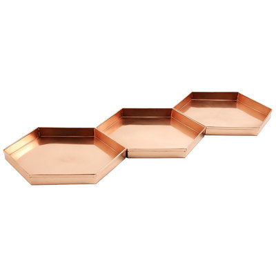 Metal Tray - Set of 3