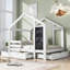 Lit simple avec tableau noir et tiroirs, deux options d'assemblage-563615471