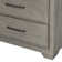 Ennesley Gray Wood Bedroom Set With Upholstered Panel, Dresser, Mirror, And 2 Nightstands