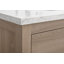 Meuble-lavabo simple 54 po avec plateau en pierre d'ingénierie Wesli