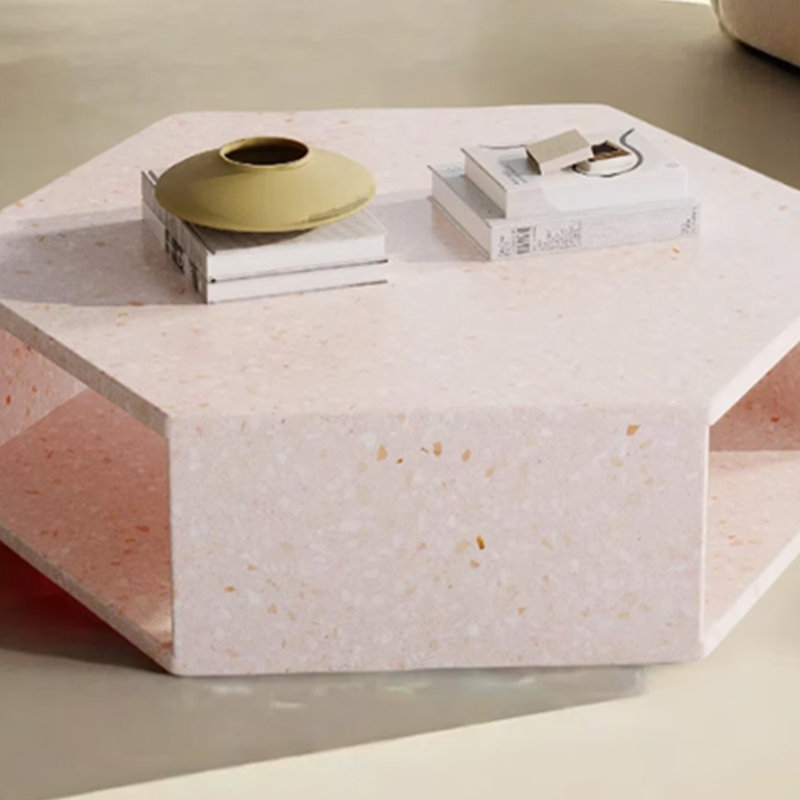 Personalized creative design coffee table, Pink