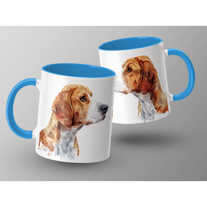 Ceramic Coffee Mug, Light Blue