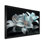 Photo moderne lys en verre blanc et bleu I - salon art mural lys