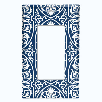 Patterned 1 - Gang Standard Wall Plate