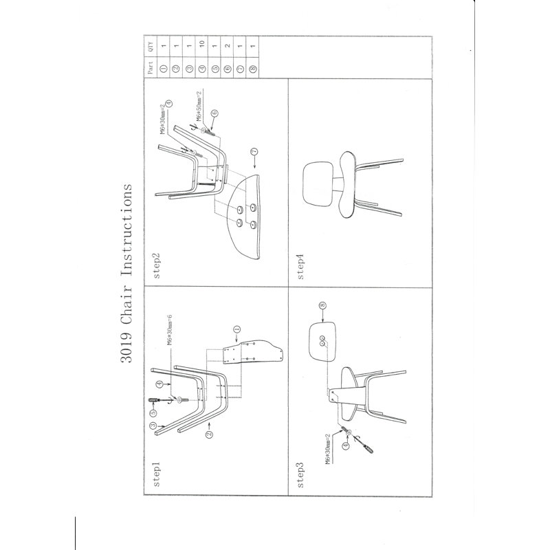 Chaise d'appoint empilable Wilkin, Noyer