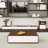 Xhevat Block Coffee Table with Storage, Fully Assembled-417915333