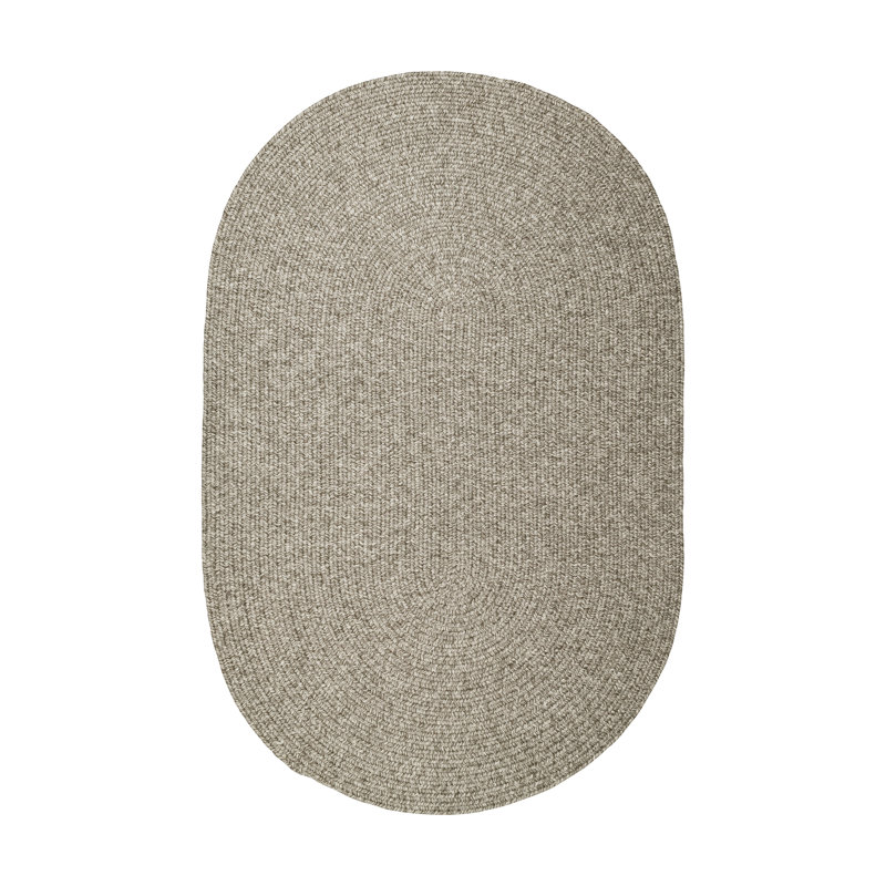 Tapis intérieur / extérieur gris chaud Elegance , Ovale 2 pi x 3 pi