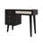 Dressing Table With 3 Storage Drawers And 1 Rectangular Rattan Drawer-2125843910