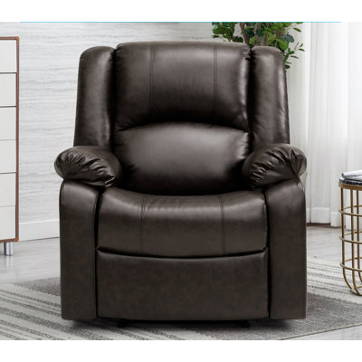 Fauteuil inclinable manuel en similicuir respirant Tachara