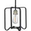 Luminaire suspendu géométrique 1 lumières unique Fanning