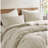 3 Piece Oversized Cotton Matelasse Comforter Set-Full/Queen