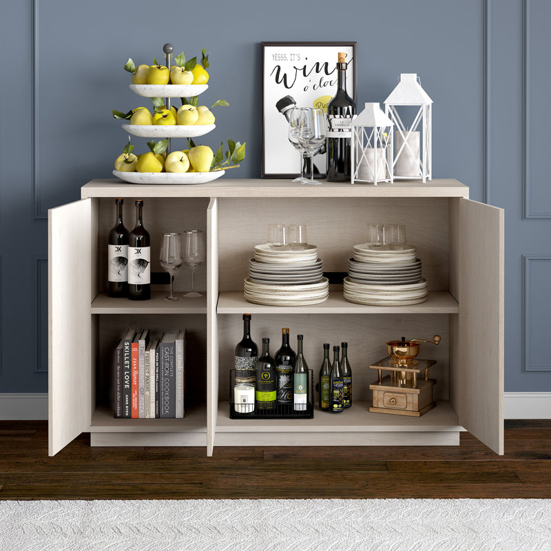 Brottman 120.5cm Sideboard, Alder White